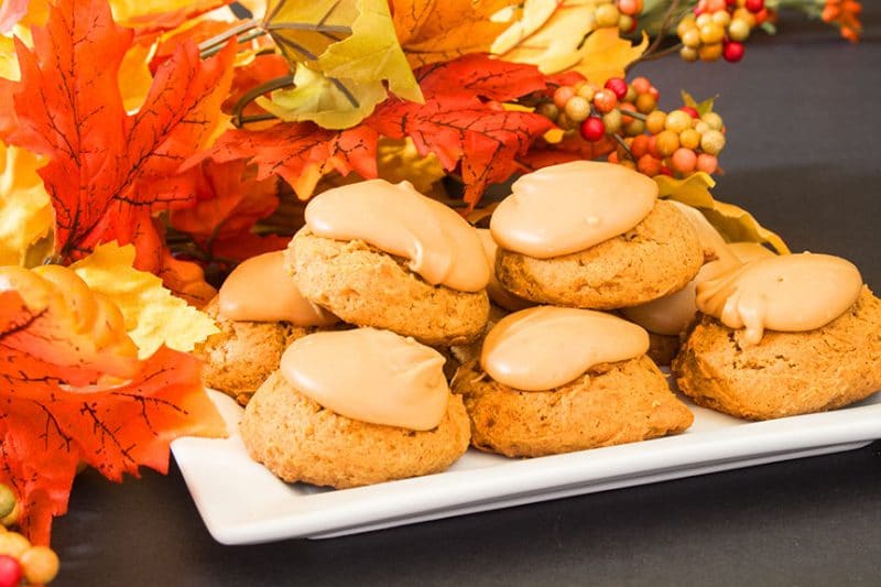 iced pumpkin cookies