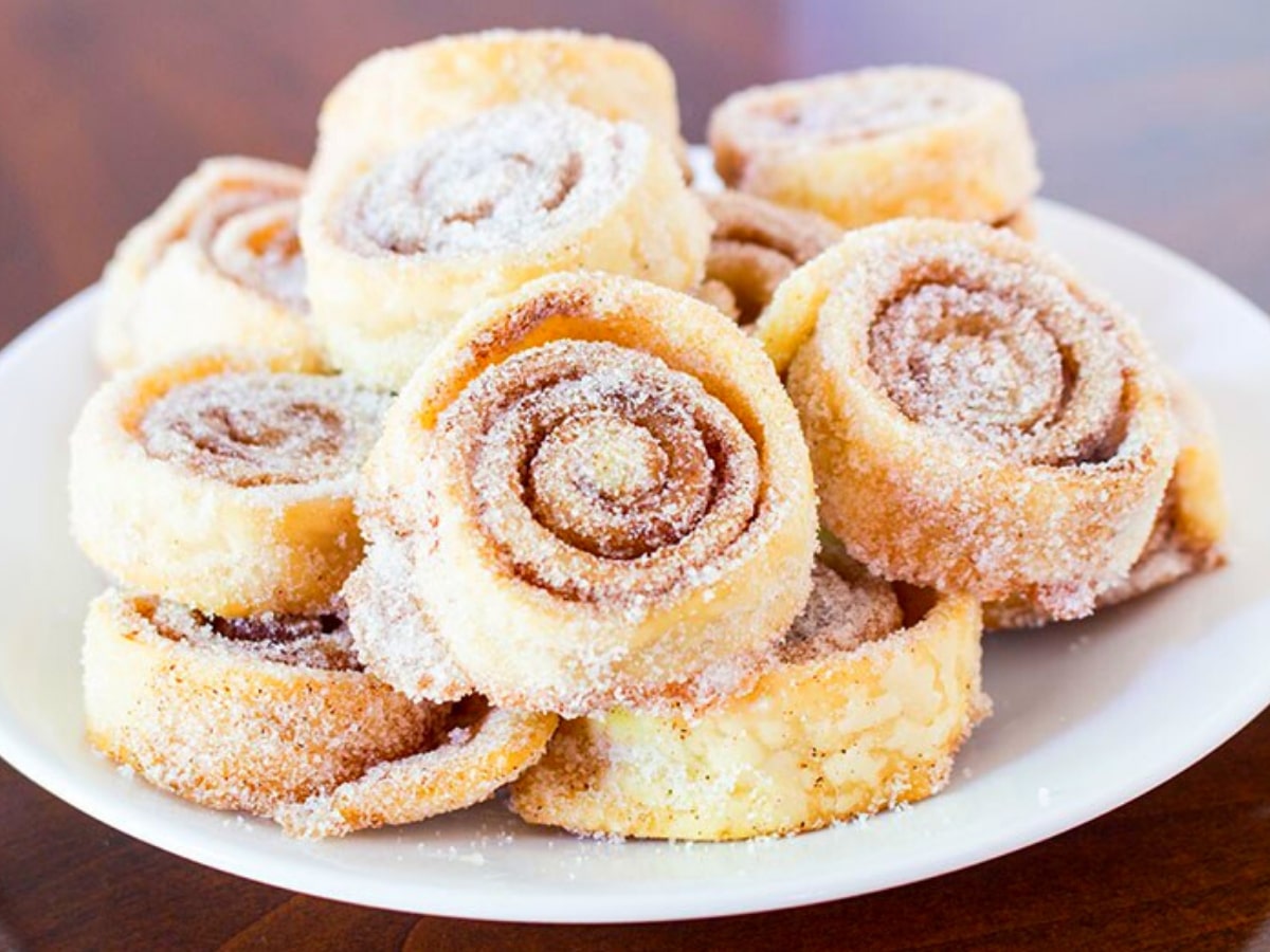 Sugar Cinnamon Pie Crust Pinwheel Cookies aka Rollie Pollies