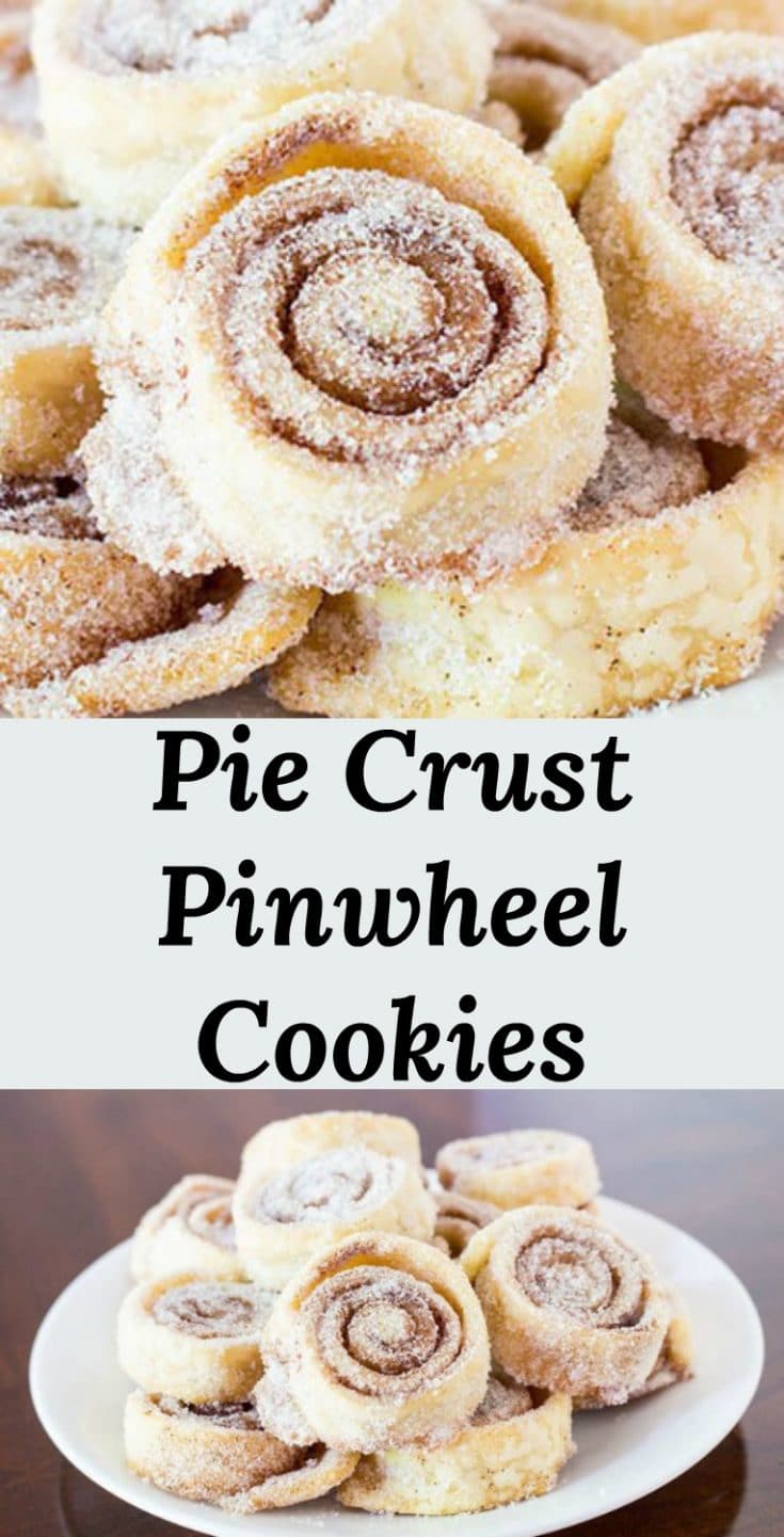 Sugar Cinnamon Pie Crust Pinwheel Cookies aka Rollie Pollies