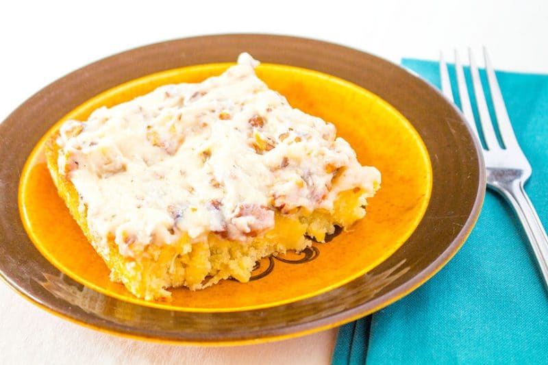 Pineapple Sheet Cake with Cream Cheese Frosting Pear Tree Kitchen