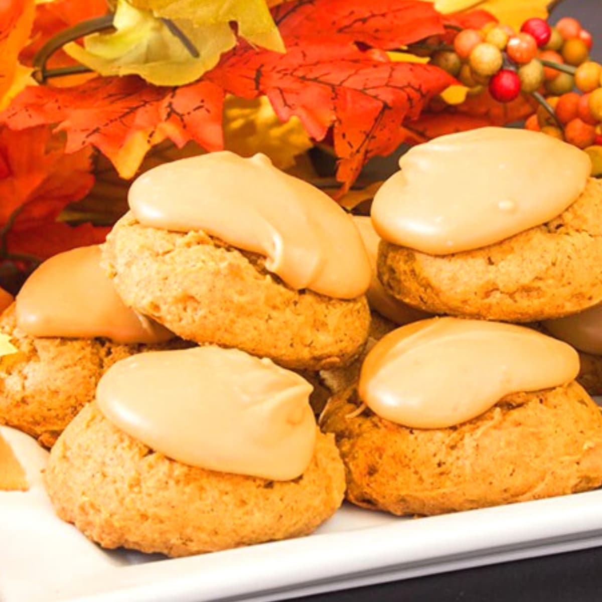 Iced Pumpkin Cookies Pear Tree Kitchen