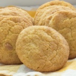 Close-up snickerdoodle cookies