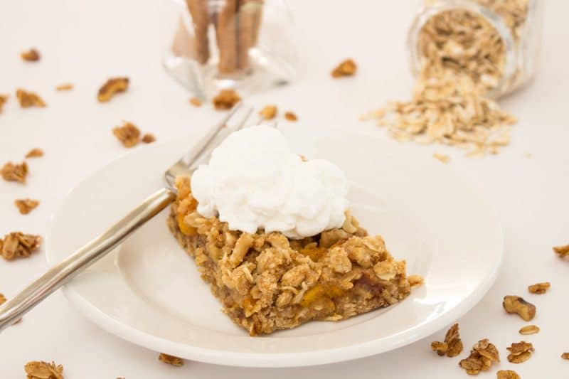 peach crumble recipe