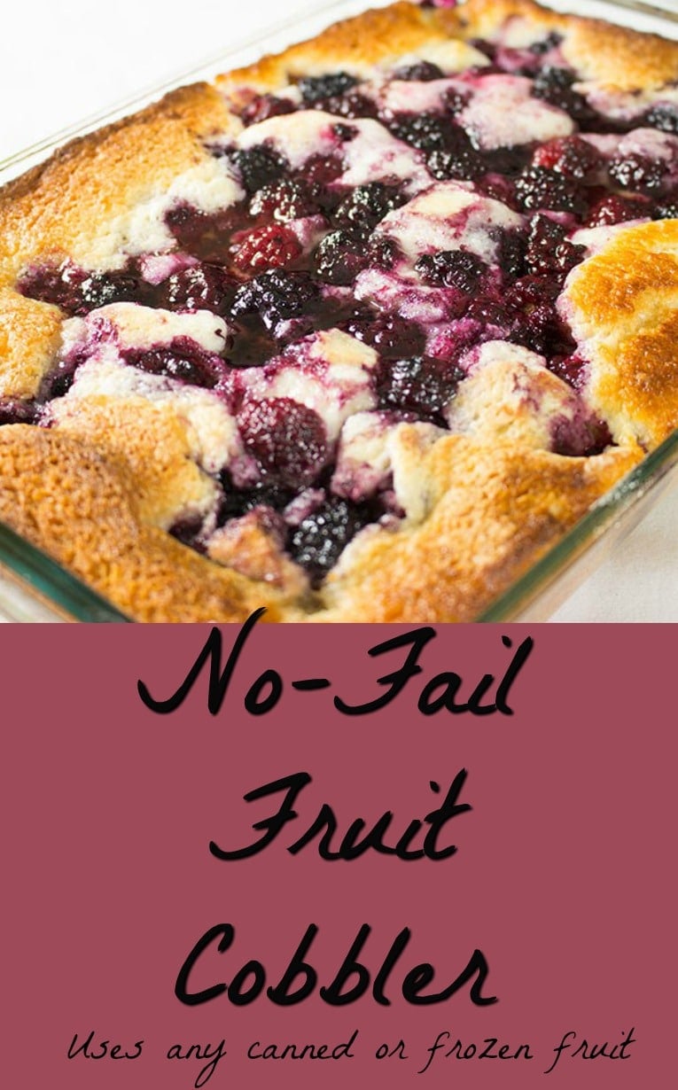 Vintage Fruit Cobbler Recipe #recipes #cobbler #fruit #dessert