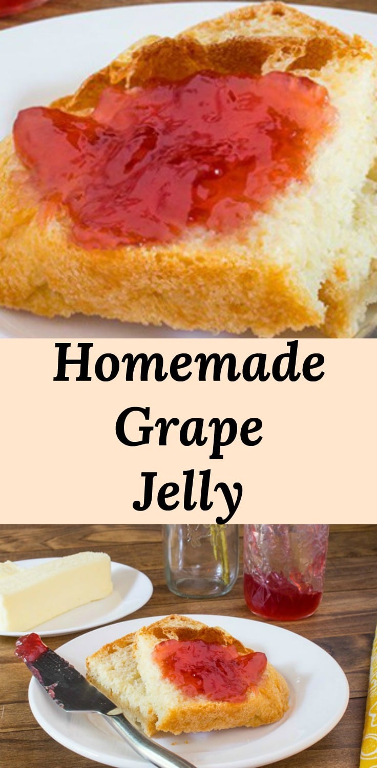 Homemade Grape Jelly Pinterest pin
