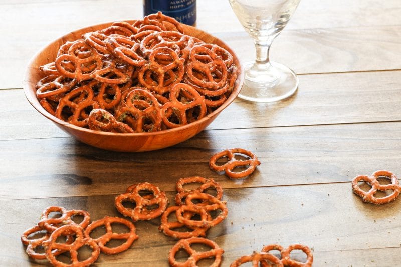 spicy ranch pretzels