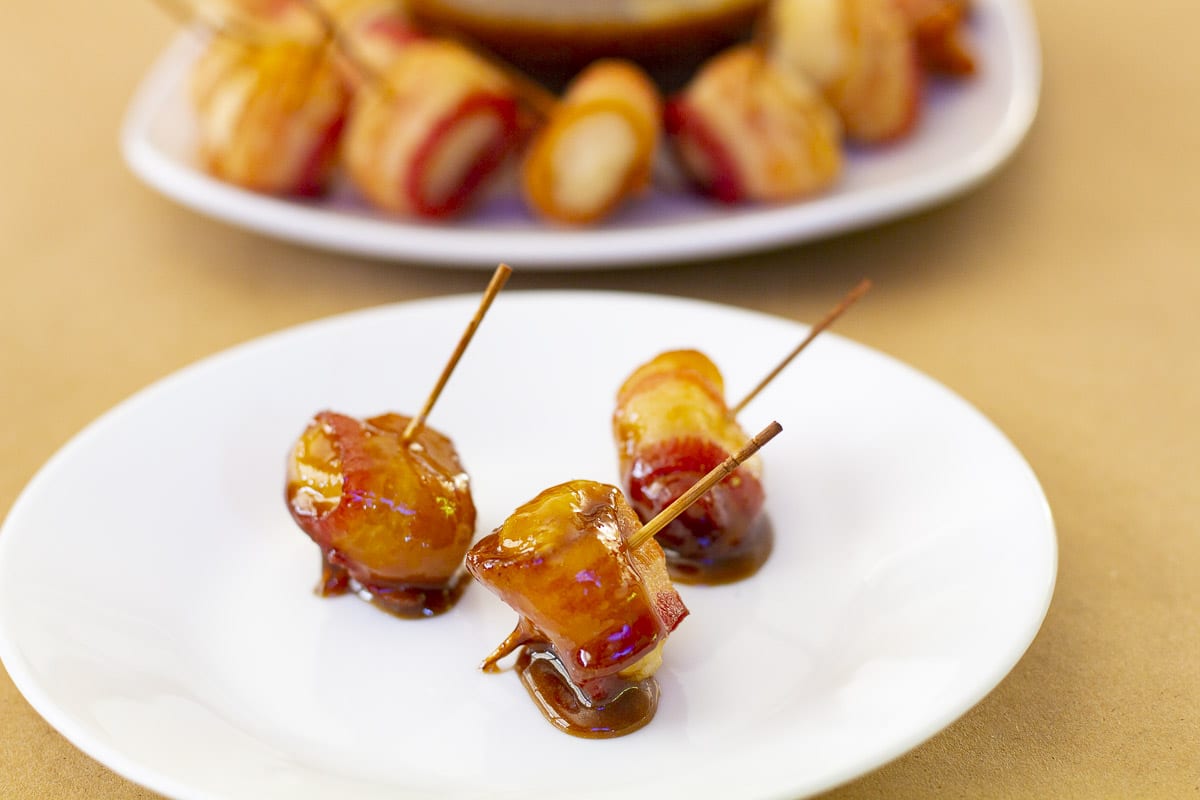 BaconWrapped Water Chestnuts Pear Tree Kitchen