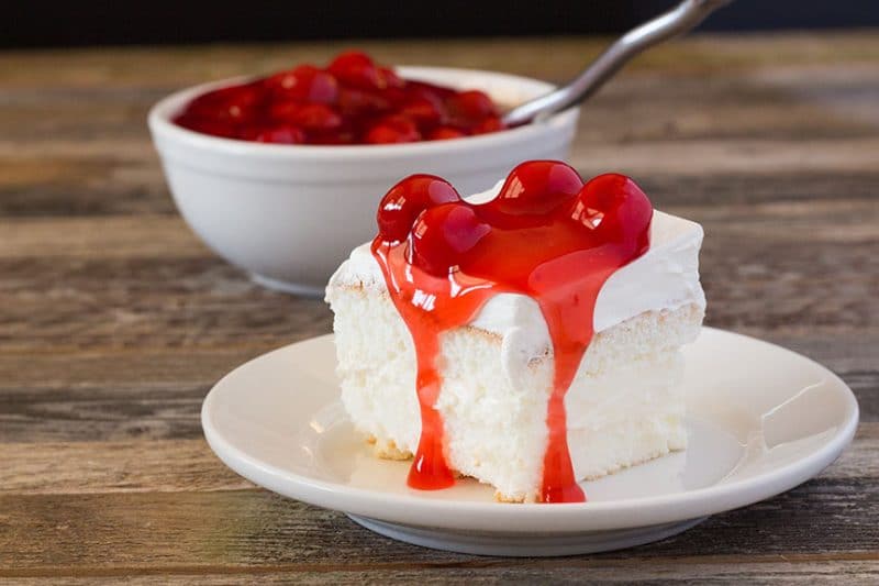 Layered Angel Food Cake - Pear Tree Kitchen