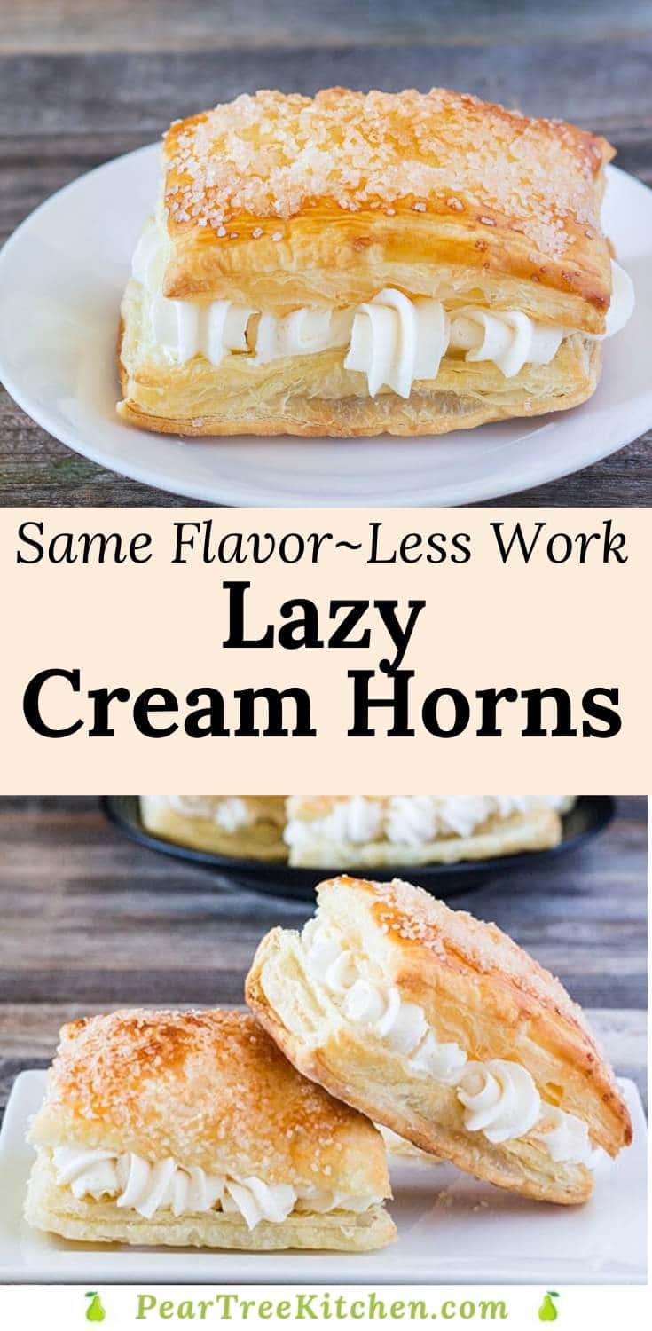 Lazy Cream Horns Recipe Pear Tree Kitchen