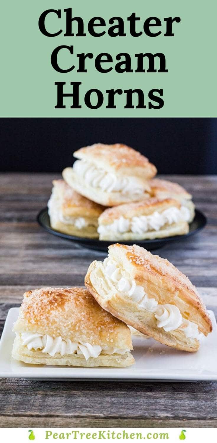 Lazy Cream Horns Recipe Pear Tree Kitchen