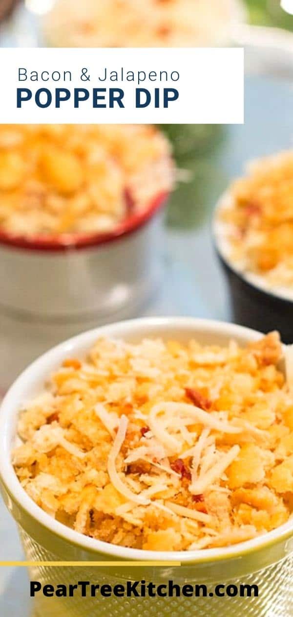 Jalapeno Popper Dip with Bacon and Cheese