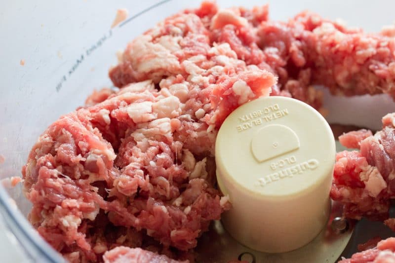 How to make Ground beef using the Food processor