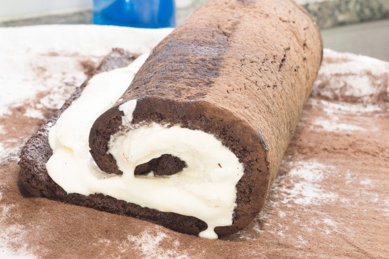 Ice Cream Swiss Roll Cake Recipe