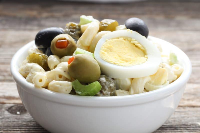 creamy picnic style macaroni salad recipe