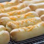 Close-up sausage rolls