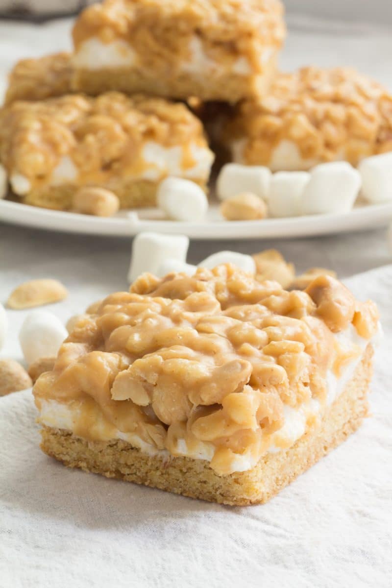 Salted Peanut Marshmallow Bars Pear Tree Kitchen 1129