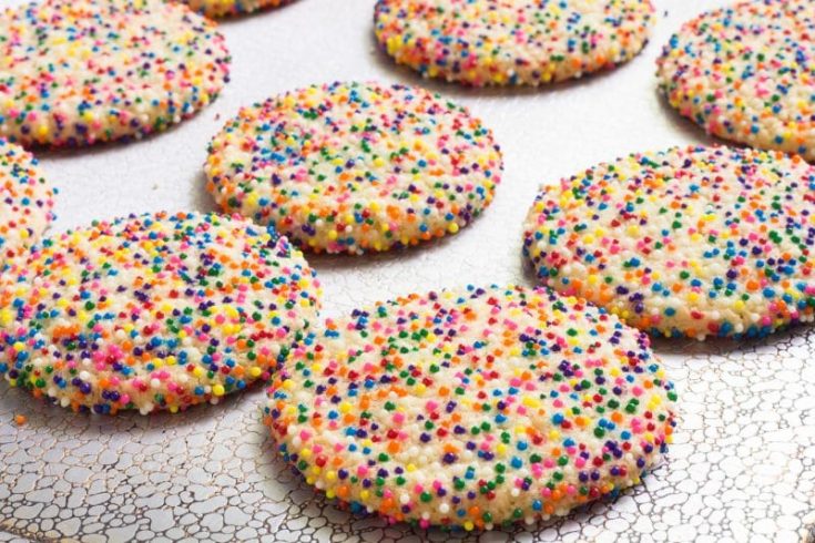 chewy sprinkle cookies pear