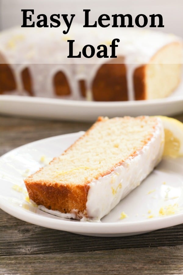 Easy recipe for Lemon Pound Cake Loaf with the perfect amount of lemon and creates a bright and cheerful fresh flavor. Ideal for spring and summer light desserts or snacks.