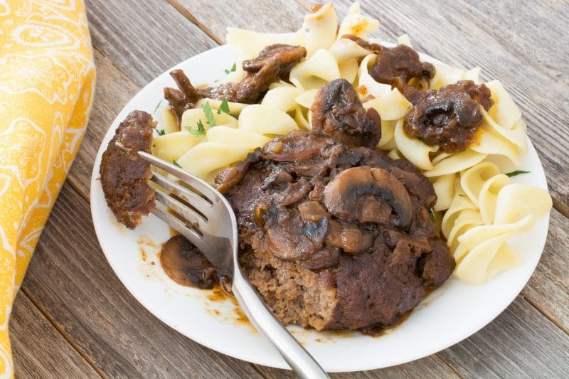 Easy Salisbury Steak Recipe - Pear Tree Kitchen