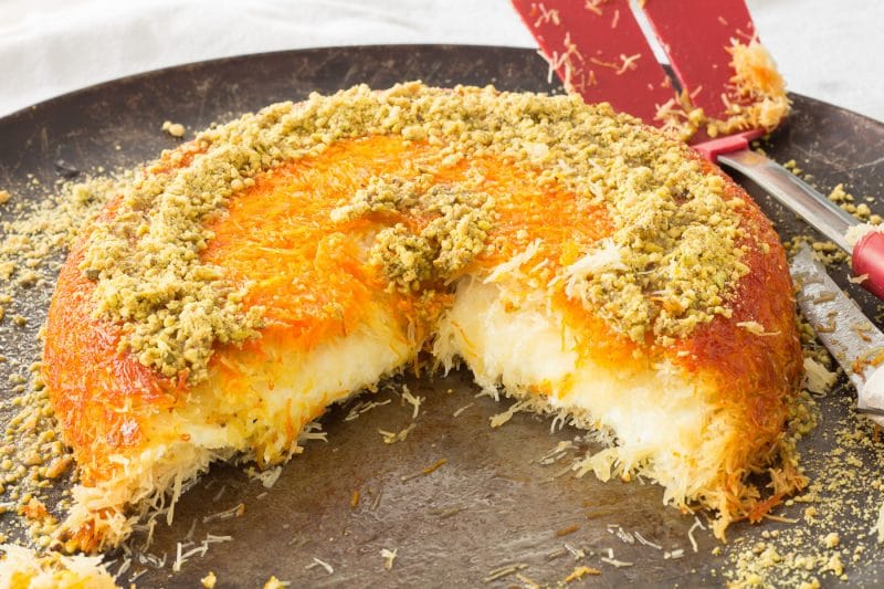 knafeh sandwich