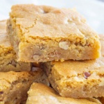 Southern Pecan Chews stacked