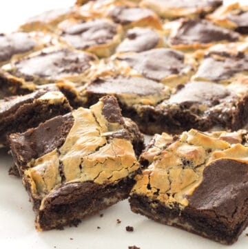 Sliced Chocolate Cake Mix Cookie Bars