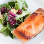 Sous Vide Pork Belly with a salad