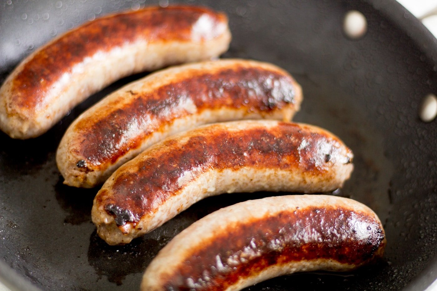 How to Pan Fry Bratwurst - Beer Brats - Clove and Cumin