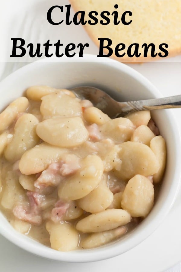 Creamy Old Fashioned Southern Butter Beans | Pear Tree Kitchen