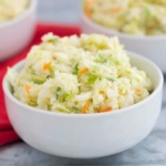 Copycat KFC Coleslaw in a bowl