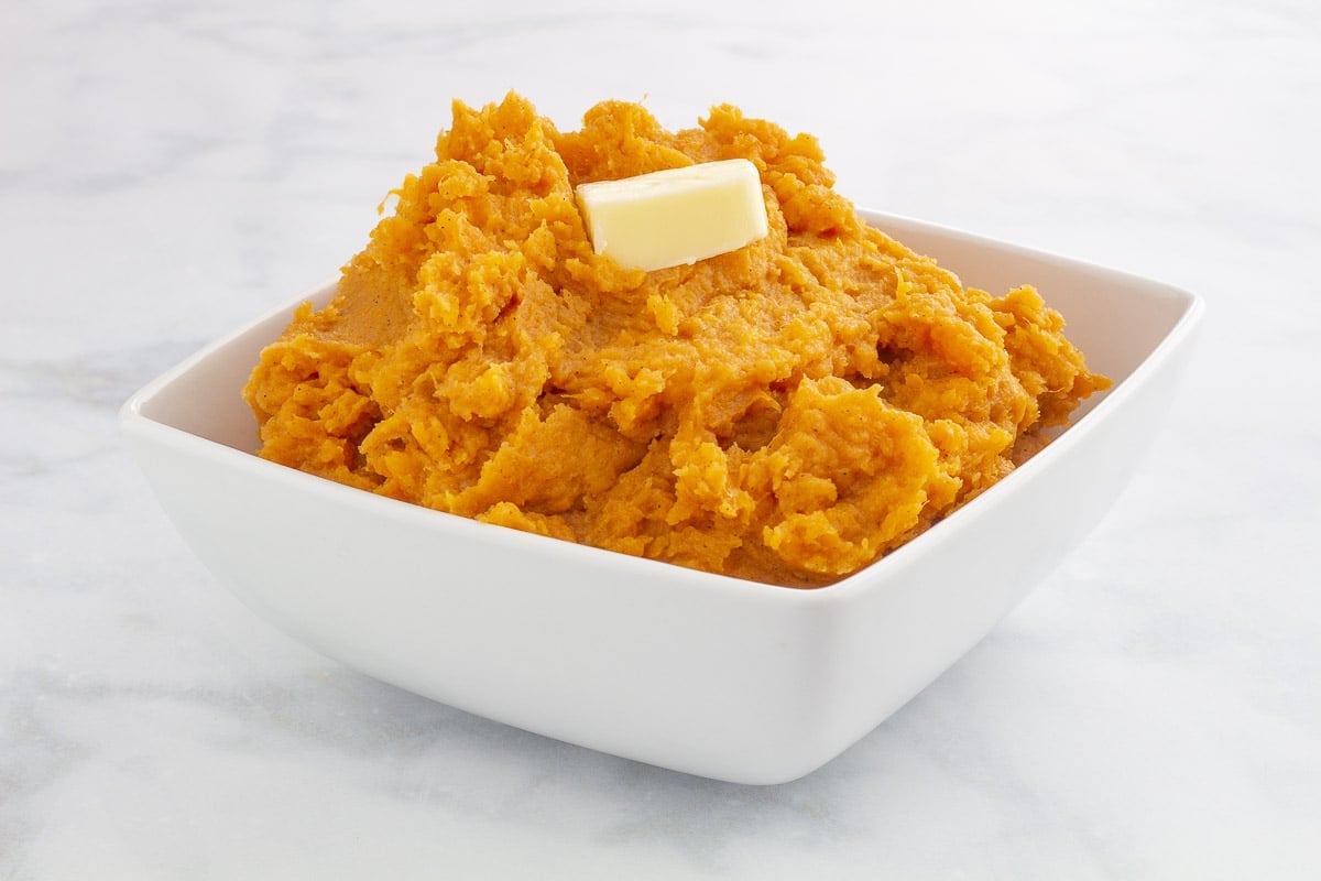 Sweet potatoes in a bowl