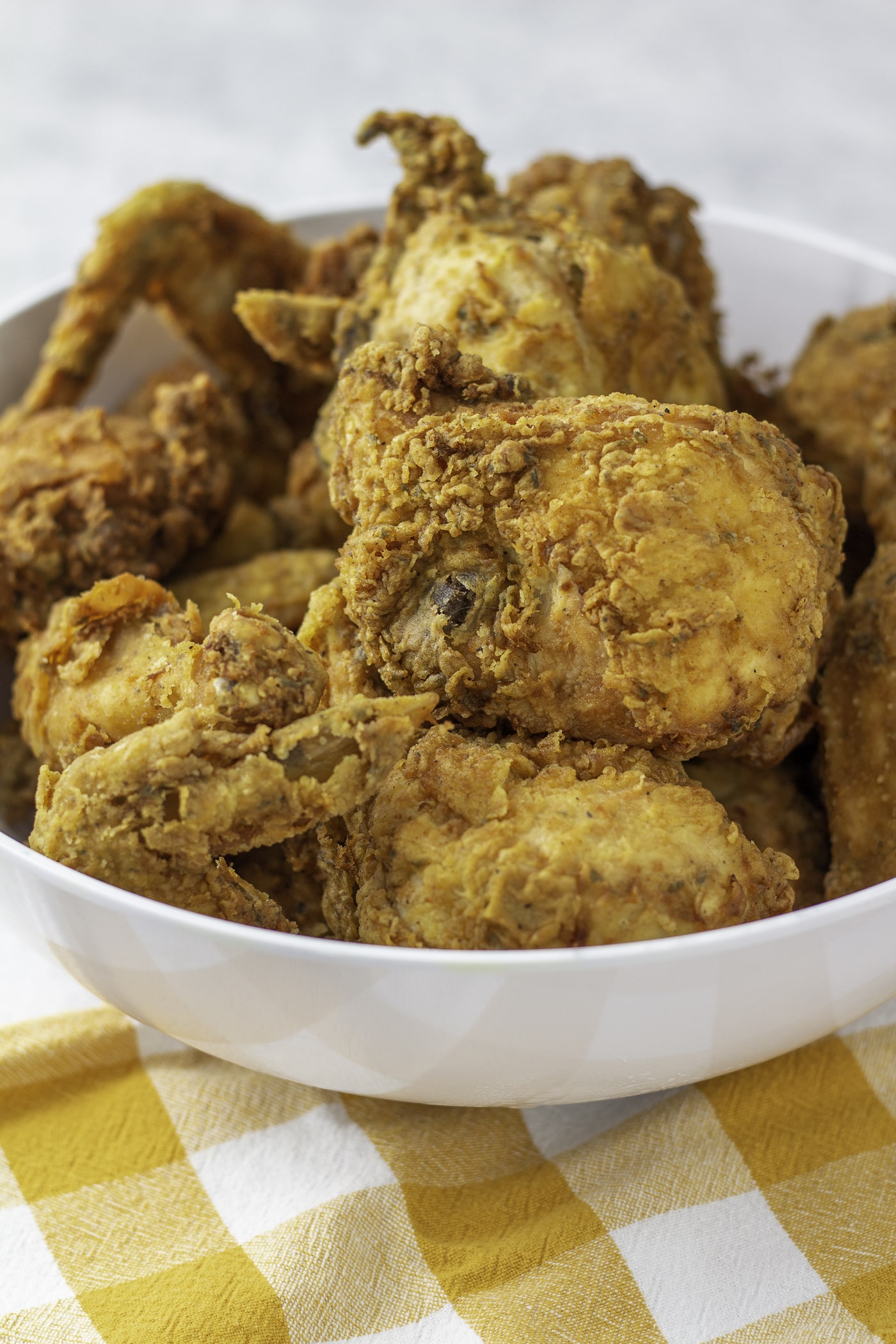 Crispy Mustard Fried Chicken Wings Recipe