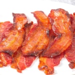 Million Dollar Bacon slices on a plate