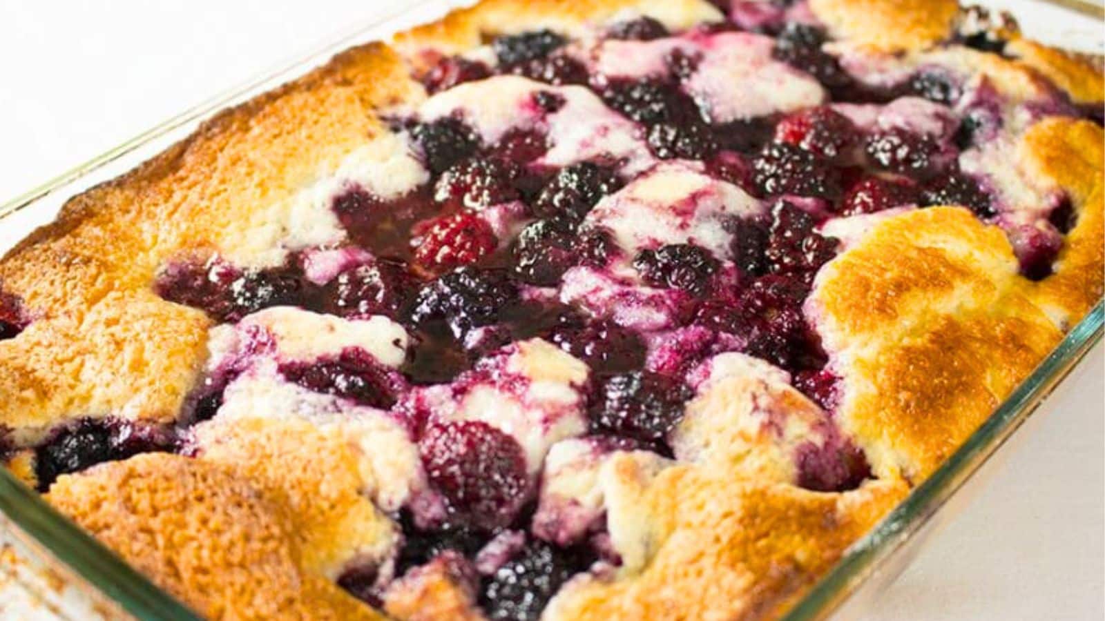 Mixed Berry Fruit Cobbler