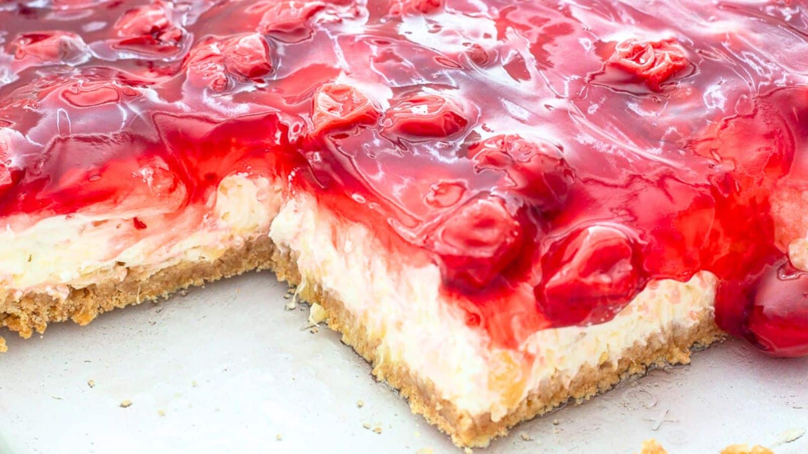 Cherry Delight with slices removed