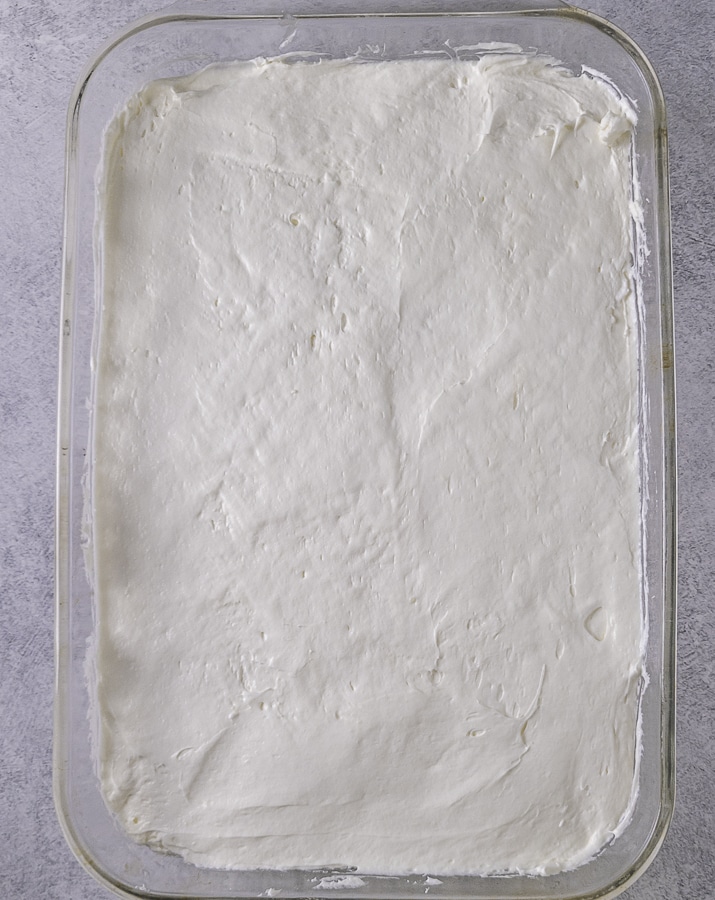 Cream cheese layer