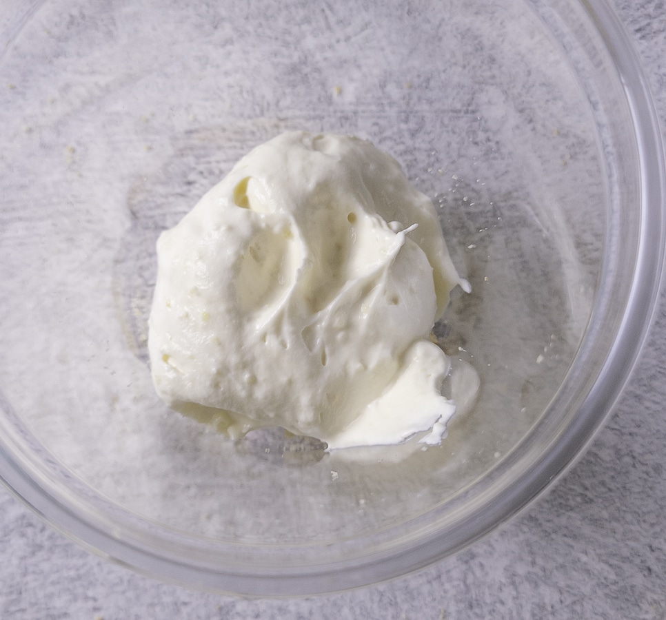 dollop of pudding in a cup