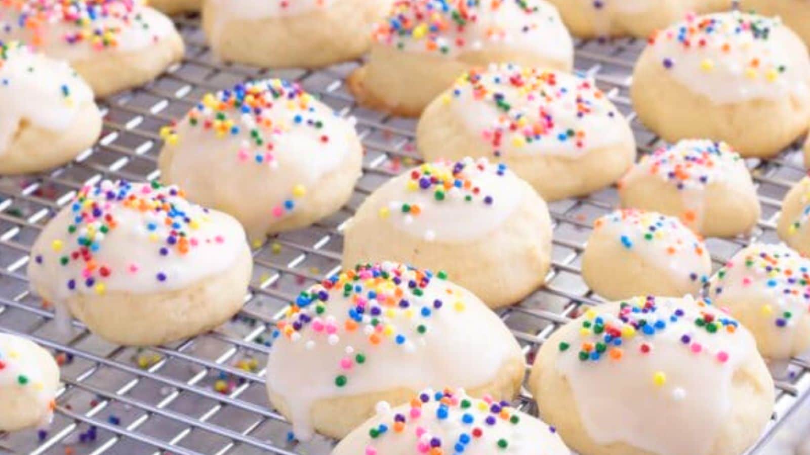 Ricotta Cookies on a cooling rack