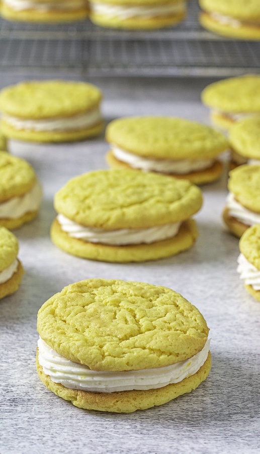 Lemon Sandwich Cookies