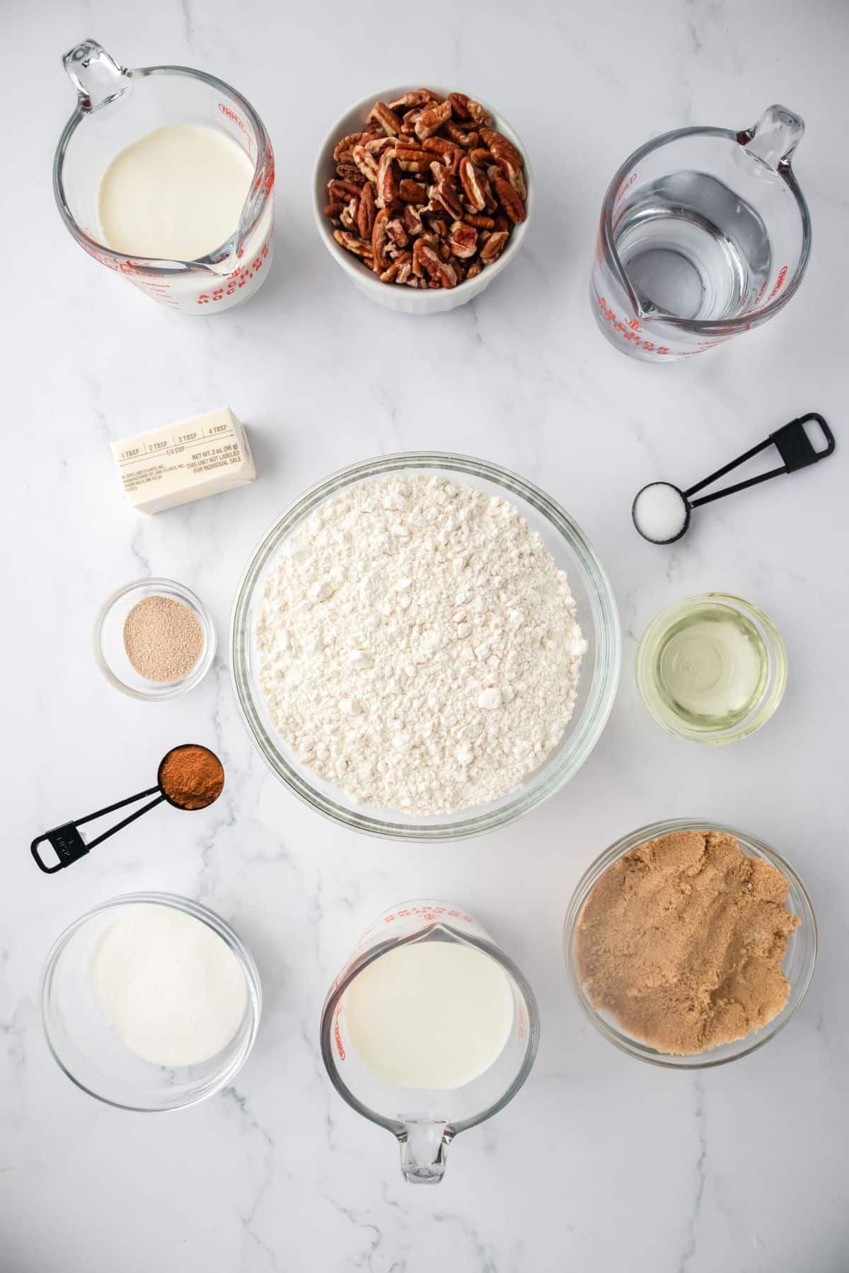 Sticky bun ingredients