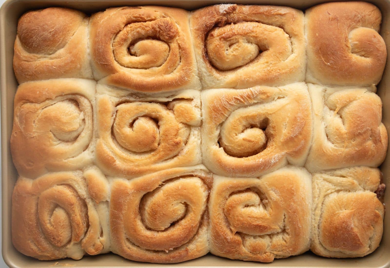 Sticky buns fresh from the oven